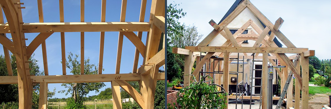 Oak Timber Frame, House Extension by Daniel Shore Building Contractor, Norwich